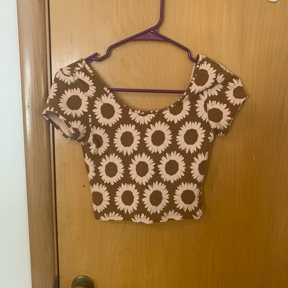 Sunflower crop top!